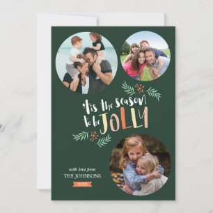 Cartes Pour Fêtes Annuelles Saison d'être Jolly 3 photo Noël de Noël