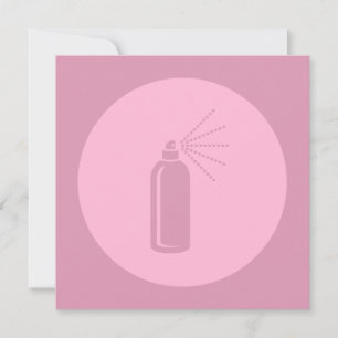 Cartes Pour Fêtes Annuelles Salon de coiffure Art COULEUR PERSONNALISÉE