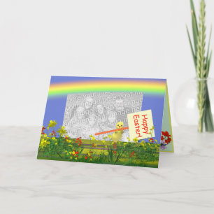 Cartes Pour Fêtes Annuelles Salons de poussette de Pâques (cadre photo)