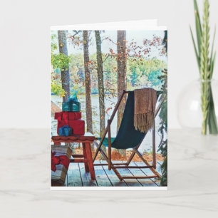CARTES POUR FÊTES ANNUELLES **SALONS DE VACANCES DE LA MAISON DE LAC** À NOËL