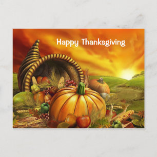 Cartes Pour Fêtes Annuelles Salutation de jour bon thanksgiving