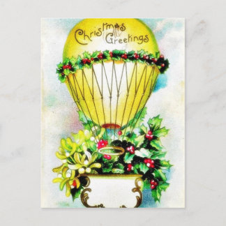 Cartes Pour Fêtes Annuelles Salutation de Noël avec ballon de noël