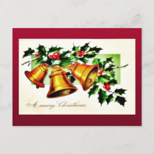 Cartes Pour Fêtes Annuelles Salutation de Noël avec deux anges serrés