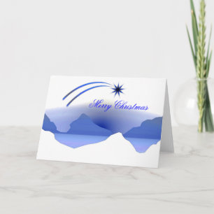 Cartes Pour Fêtes Annuelles Salutation de Noël de l'étoile de Bethléem