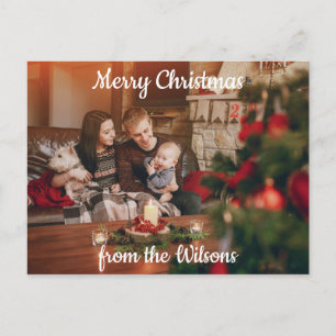 Cartes Pour Fêtes Annuelles Salutation de Noël familiale