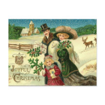 Salutation de Noël victorienne
