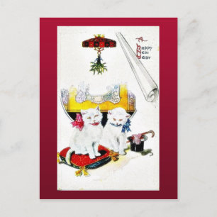 Cartes Pour Fêtes Annuelles Salutation de nouvelle année avec se reposer de