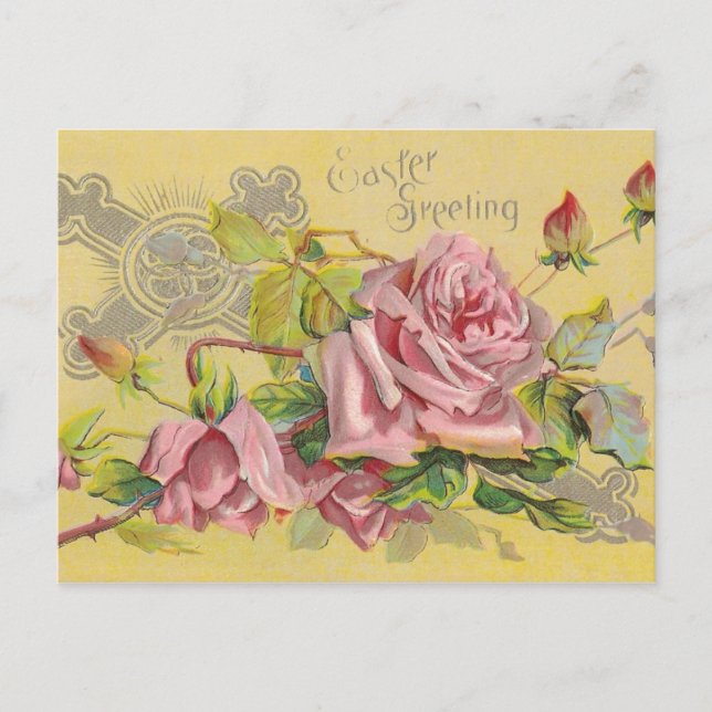 Cartes Pour Fêtes Annuelles Salutation de Pâques ! (Devant)