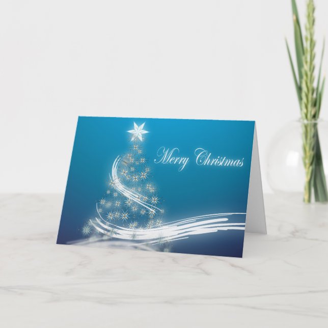 Cartes Pour Fêtes Annuelles Salutation d'entreprise élégante de vacances (Devant)