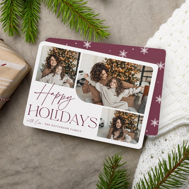 Cartes Pour Fêtes Annuelles Salutation festive | Joyeuses fêtes 3 Photo (Créateur téléchargé)