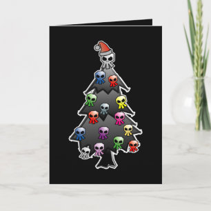 Cartes Pour Fêtes Annuelles Salutation foncée et gothique de vacances