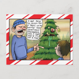 Cartes Pour Fêtes Annuelles Salutation génétiquement machinée d'arbre de Noël