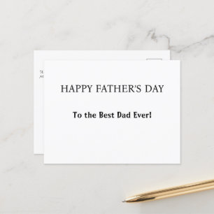Cartes Pour Fêtes Annuelles Salutation personnalisée pour papa, grand-père ou