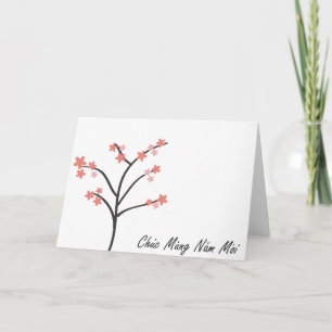 Cartes Pour Fêtes Annuelles Salutation vietnamienne de nouvelle année
