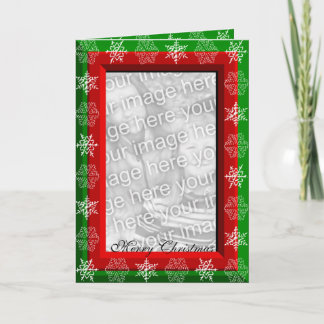 Cartes Pour Fêtes Annuelles Salutations 1 de flocons de neige