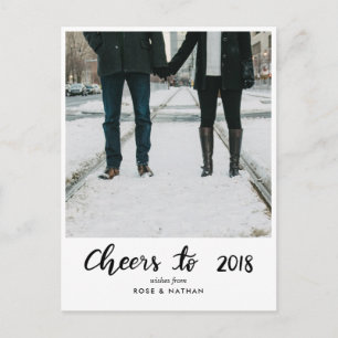 Cartes Pour Fêtes Annuelles Salutations À 2018 Script manuscrit Photo du Nouve