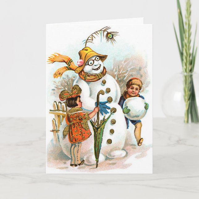 Cartes Pour Fêtes Annuelles Salutations allemandes de Noël avec des textes de (Devant)