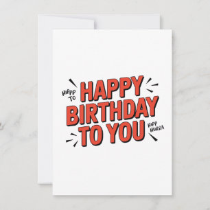 Cartes Pour Fêtes Annuelles Salutations d'anniversaire joyeuses
