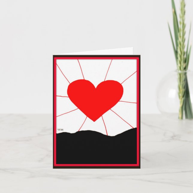 Cartes Pour Fêtes Annuelles Salutations de la Saint Valentin (Devant)