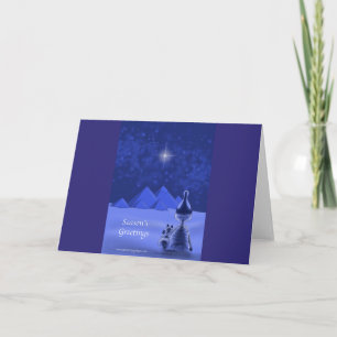 Cartes Pour Fêtes Annuelles Salutations de la saison momifique