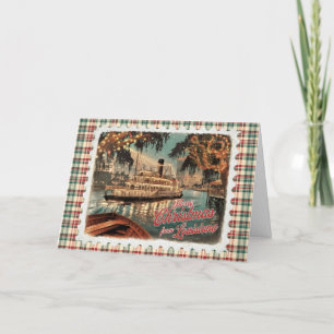Cartes Pour Fêtes Annuelles Salutations de Noël de Louisiane