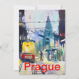 Cartes Pour Fêtes Annuelles Salutations de Prague