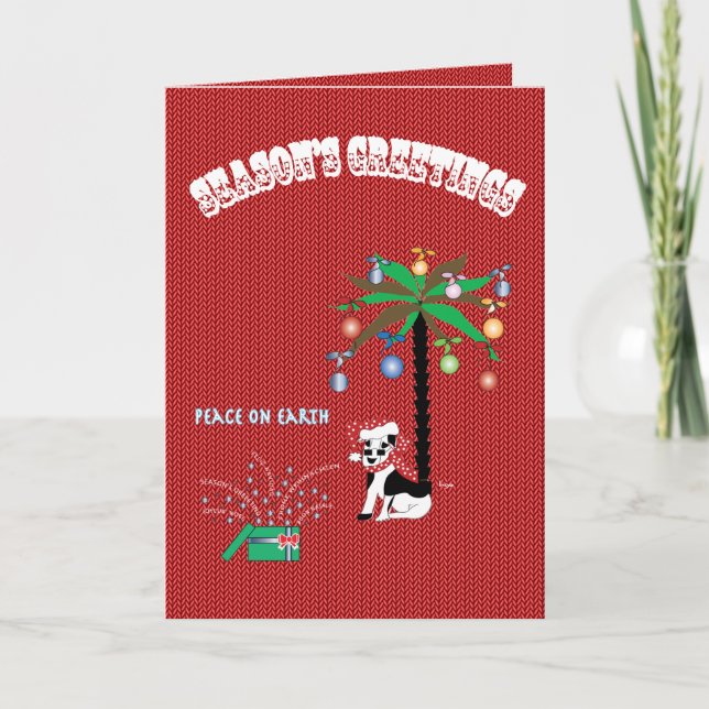 Cartes Pour Fêtes Annuelles Salutations de saison/Joyeuses fêtes - Paix sur Te (Devant)