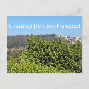 Cartes Pour Fêtes Annuelles Salutations de San Francisco !