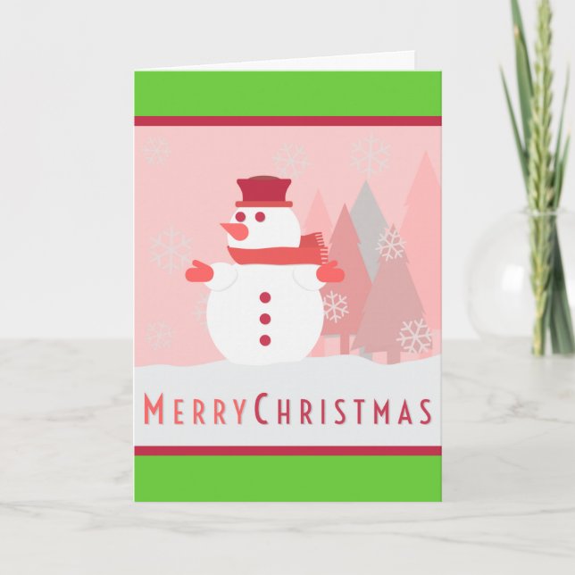 Cartes Pour Fêtes Annuelles Salutations de vacances (Devant)