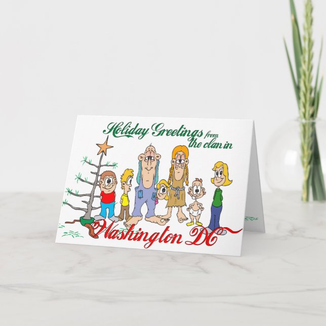 Cartes Pour Fêtes Annuelles Salutations de vacances de DC (Devant)