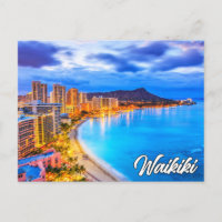 Salutations De Waikiki, Hawaii, États-Unis
