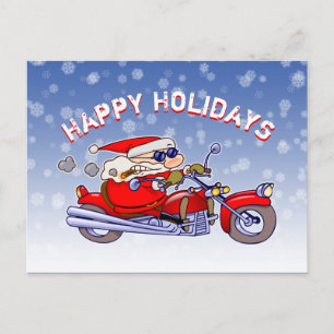Cartes Pour Fêtes Annuelles Salutations drôles de vacances du père noël de