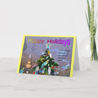 Cartes Pour Fêtes Annuelles Salutations faites varier le pas de vacances de