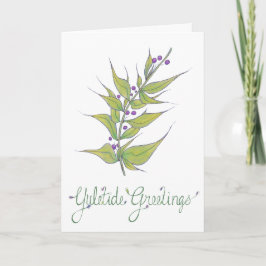 Cartes Pour Fêtes Annuelles Salutations naturelles de Noël de Noël