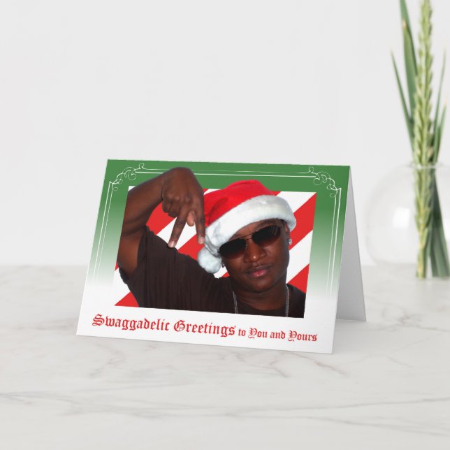 Cartes Pour Fêtes Annuelles Salutations Swaggadelic (Devant)