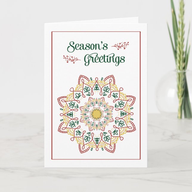 Cartes Pour Fêtes Annuelles Salutations tziganes (Devant)