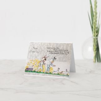 Cartes Pour Fêtes Annuelles Salutations vintages de Pâques