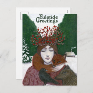 Cartes Pour Fêtes Annuelles Salutations Yule