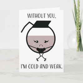 Cartes Pour Fêtes Annuelles Sans vous amour de café