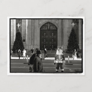 Cartes Pour Fêtes Annuelles Santa at St. Patrick's Cathedral Postcard