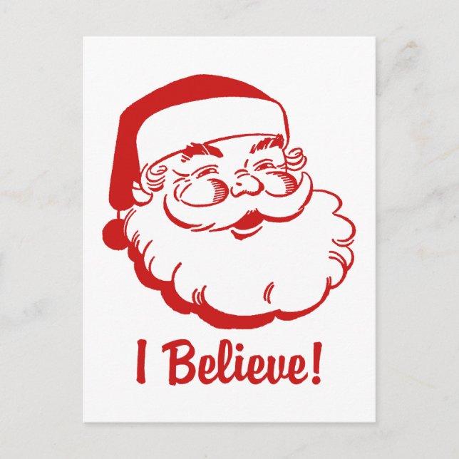 Cartes Pour Fêtes Annuelles Santa Claus (Devant)