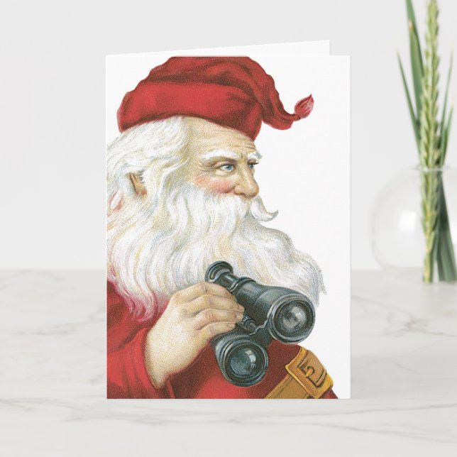 Cartes Pour Fêtes Annuelles Santa Claus (Devant)