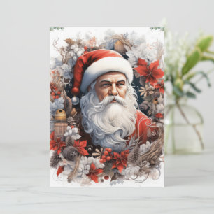 Cartes Pour Fêtes Annuelles Santa Claus