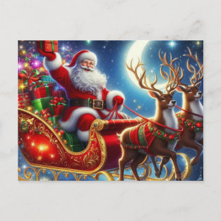 Cartes Pour Fêtes Annuelles Santa Claus