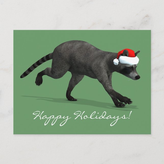 Cartes Pour Fêtes Annuelles Santa Claus Coon (Devant)