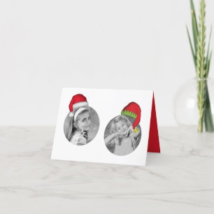 Cartes Pour Fêtes Annuelles Santa Claus Elf Jolly Christmas Photo Card 3 Photo