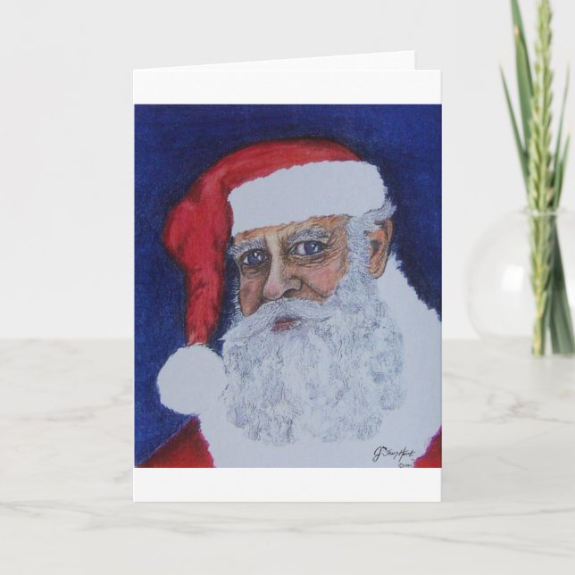Cartes Pour Fêtes Annuelles Santa Clause (Devant)