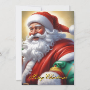 Cartes Pour Fêtes Annuelles Santa Clause Joyeux Noël Bonne année