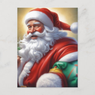 Cartes Pour Fêtes Annuelles Santa Clause Joyeux Noël Bonne année