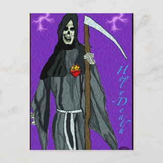 Cartes Pour Fêtes Annuelles Santa Muerte